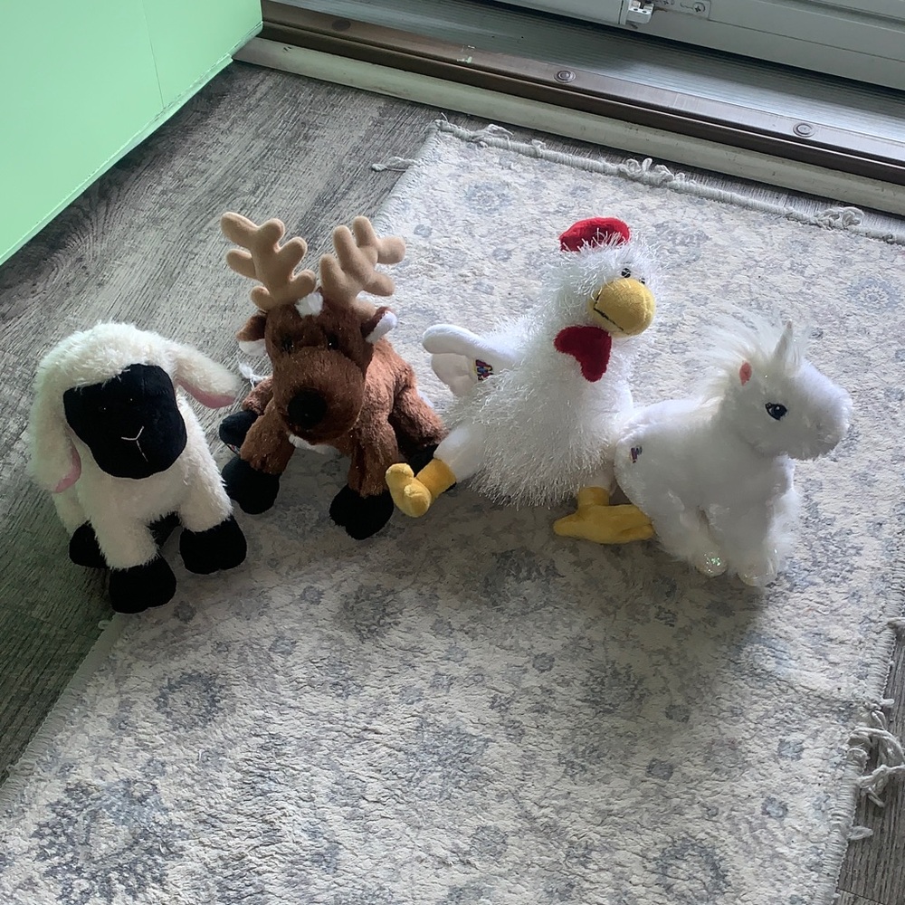 Webkinz Stuffed Animals - Set of 4